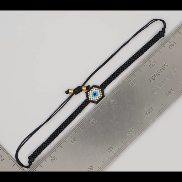 BRAND NEW 🧿 Evil Eye Beaded Adjustable Bracelet - Picture 2 of 5